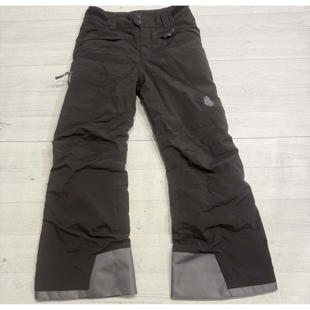 STIO kids insulated snow pants black and grey size 8